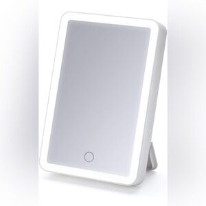 New  iHOME Portable Vanity Mirror with Bluetooth Audio, LED Lighting